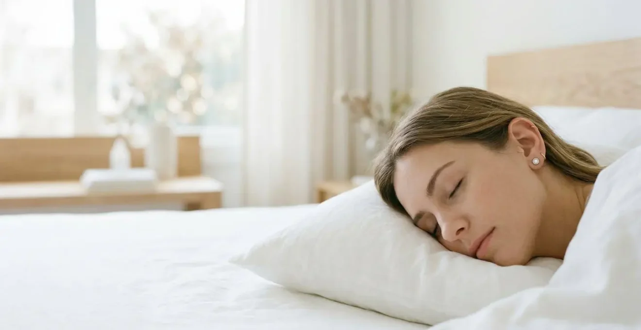 Side profile comparison of traditional post versus flat-back labret style post on earlobe