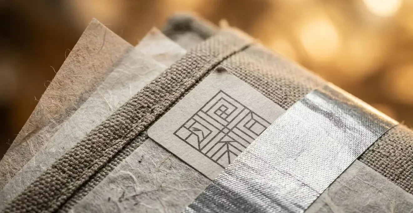 Macro shot of shipping materials and security documentation for luxury items